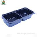 Disposable Take out Black 3 Compartments Food Container